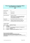 Management of Clostridium difficile (CDAD) Policy