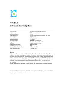 A Dynamic Knowledge Base - K