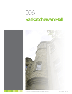 Saskatchewan Hall - Facilities Management Division