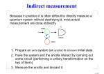 Indirect measurement