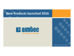 New Products launched 2016