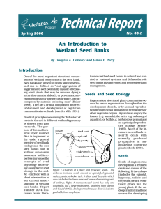 An Introduction to Wetland Seed Banks