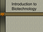 (new)Introduction to Biotechnology