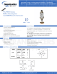 The TDH40 Series Better Accuracy, Low Cost OEM Pressure