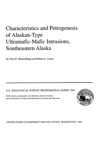 Characteristics and Petrogenesis of Alaskan-Type Ultramafic