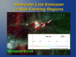 Molecular Line Emission in Star