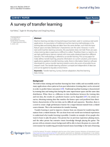 A survey of transfer learning | SpringerLink