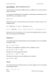 CSM02 Law of indices - University of Exeter