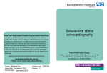 Dobutamine stress echocardiography