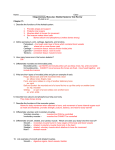 Muscle, Skeletal, and Integumentary Test Review ANSWERS