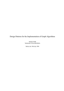 Design Patterns for the Implementation of Graph Algorithms
