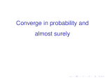Converge in probability and almost surely
