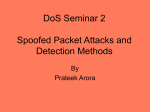 spoofed IP packets
