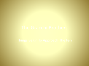 The Gracchi Brothers