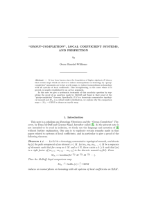 “GROUP-COMPLETION”, LOCAL COEFFICIENT SYSTEMS, AND