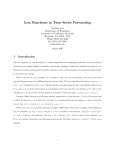 Loss Functions in Time Series Forecasting