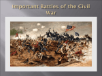 Important Battles of the Civil War