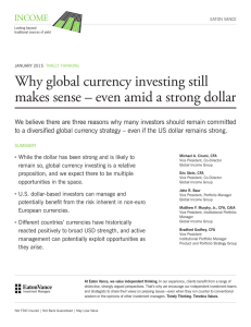 Why global currency investing still makes sense