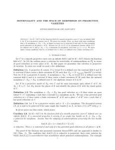 Isotriviality and the Space of Morphisms on Projective Varieties