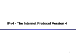 IP - The Internet Protocol