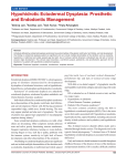 Hypohidrotic Ectodermal Dysplasia: Prosthetic and Endodontic