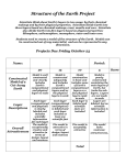 Structure of the Earth Project