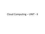 UNIT – II – Virtualization
