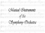 Musical Instruments of the Symphony