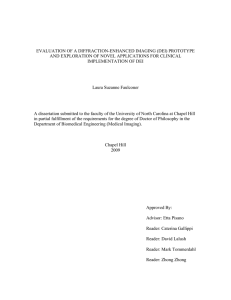 evaluation of a diffraction-enhanced imaging (dei)