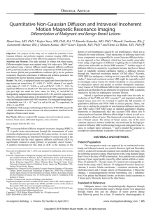 Quantitative Non-Gaussian Diffusion and Intravoxel