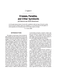 Parasites and diseases - Virginia Institute of Marine Science