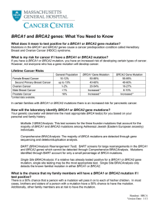 BRCA1 and BRCA2 genes: What You Need to Know