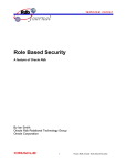 Role Based Security - Oracle Software Downloads