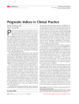 Prognostic Indices in Clinical Practice