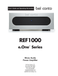 REF1000 - Bel Canto Design
