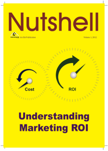 Understanding Marketing ROI - The Indian Society of Advertisers