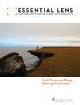 Earth, Climate, and Change: Observing Human Impact