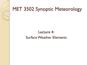 Surface Weather Elements