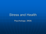 Stress and Health