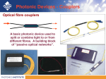 Photonic Devices - Couplers