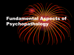 Fundamental Aspects of Psychopathology
