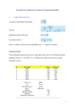 Average of n independent experiments