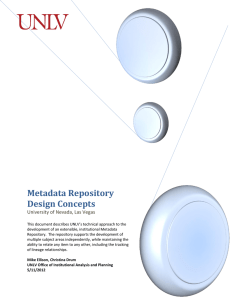 Metadata Repository Design Concepts