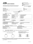Vision Screening Form - Baby Watch Early Intervention