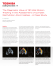 The Diagnostic Value of 3D Wall Motion Tracking in the Assessment