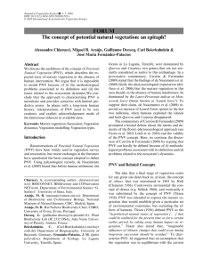 The concept of potential natural vegetation: an epitaph?