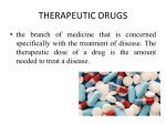 therapeutic drugs