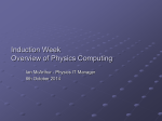Overview of Physics Computing