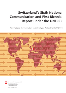 Switzerland`s Sixth National Communication and First