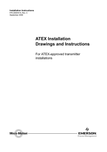ATEX Installation Drawings and Instructions